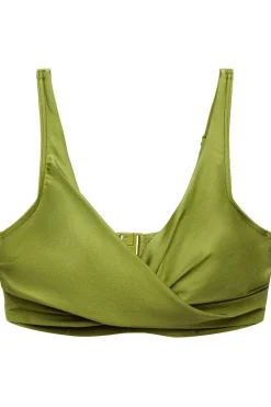 Outlet Esprit Bikini Top Hanalei Beach Rcs Uw Wrap Leaf Green