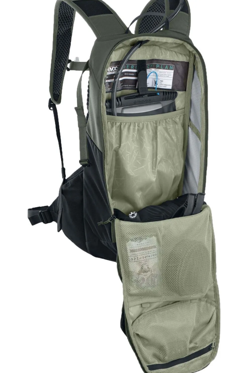 Clearance Evoc Fietsrugzak Ride 12L Dark Olive Black