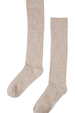 New Ewers Sokken Rib Socks Dunkel Beige Mel