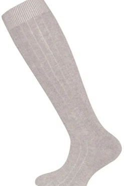 New Ewers Sokken Rib Socks Dunkel Beige Mel
