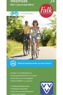 Reisboek Westhoek 34 fietskaart +Leiestreek West-Falk Outlet