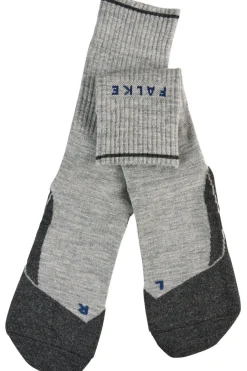 Hot FALKE Kous Tk2 Wool Silk light grey/mid grey