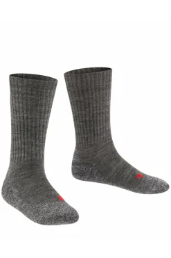 Clearance FALKE Sok Active Kids Wool mid grey/blue