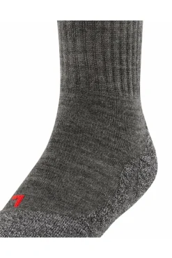 Clearance FALKE Sok Active Kids Wool mid grey/blue