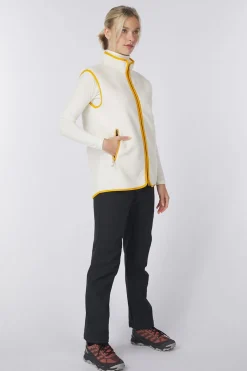 Discount Fjällräven Bodywarmer Vardag Pile Vest Chalk White