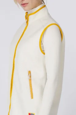 Discount Fjällräven Bodywarmer Vardag Pile Vest Chalk White