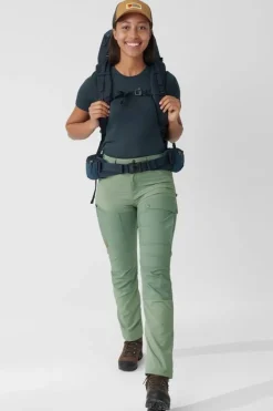 Outlet Fjällräven Broek Abisko Midsummer Trs Reg Jade Green-Patina Green