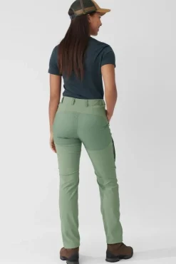 Outlet Fjällräven Broek Abisko Midsummer Trs Reg Jade Green-Patina Green
