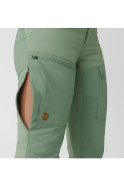 Outlet Fjällräven Broek Abisko Midsummer Trs Reg Jade Green-Patina Green