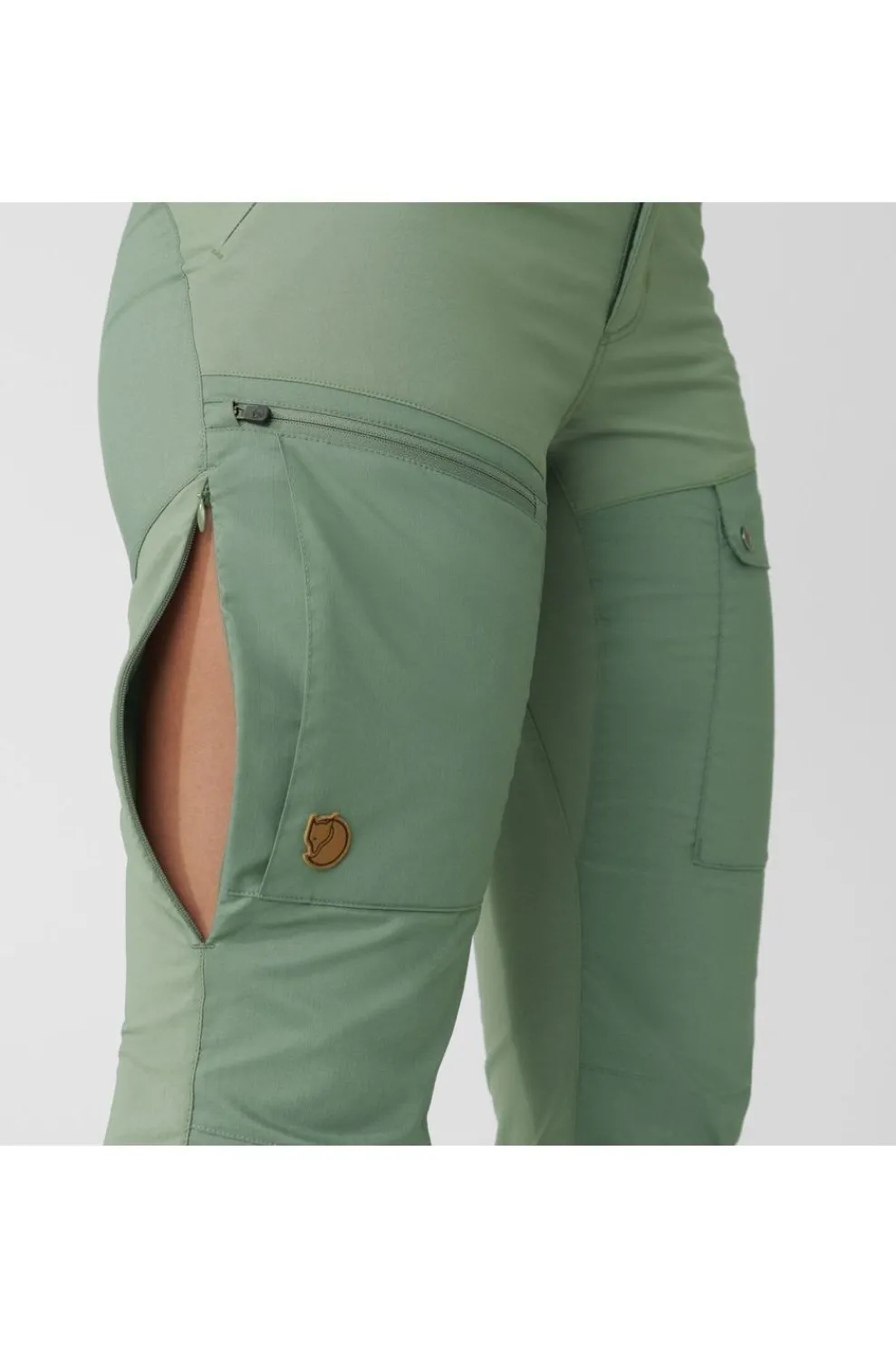 Outlet Fjällräven Broek Abisko Midsummer Trs Reg Jade Green-Patina Green
