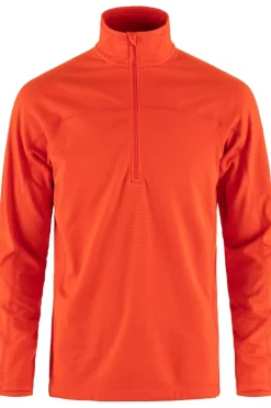 Sale Fjällräven Fleece Abisko Lite Half Zip M Flame Orange