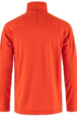 Sale Fjällräven Fleece Abisko Lite Half Zip M Flame Orange