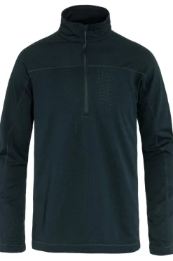 Clearance Fjällräven Fleece Abisko Lite Half Zip M Dark Navy