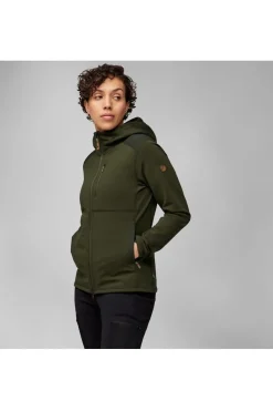 Sale Fjällräven Fleece Keb Fleece Hoodie W Deep Forest