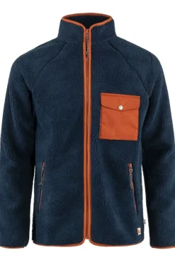 Best Fjällräven Fleece Vardag Pile Navy-Autumn Leaf
