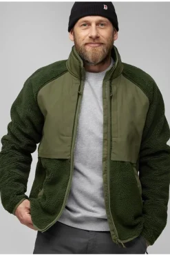 Hot Fjällräven Fleece Vardag Pile Deep Forest-Laurel Green