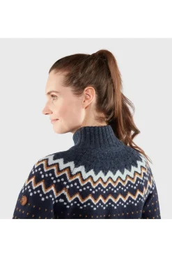 Fleece Övik Knit Cardigan W-Fjällräven Discount