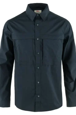 Best Fjällräven Hemd Abisko Trail Shirt Ls Dark Navy