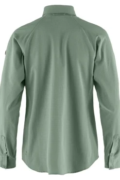 Online Fjällräven Hemd Abisko Trekking Ls Shirt Patina Green