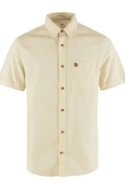 Clearance Fjällräven Hemd Ovik Travel Ss Shirt Chalk White