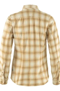 Best Fjällräven Hemd Övik Flannel Chalk White-Dune Beige