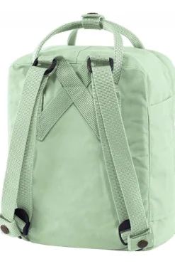 Outlet Fjällräven Kånken Mini 7L light green/red