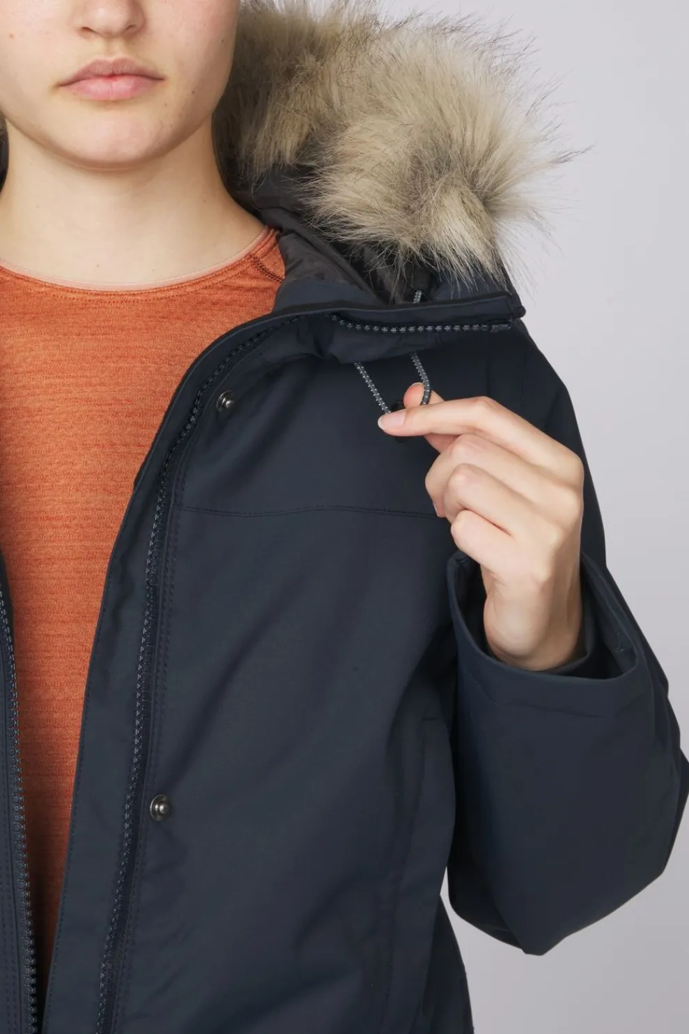 Sale Fjällräven Regenjas Nuuk Lite Parka W Dark Navy