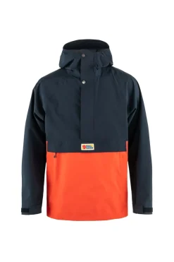 Online Fjällräven Regenjas Vardag Hydratic Anorak M Dark Navy-Flame Orange