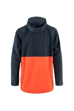 Online Fjällräven Regenjas Vardag Hydratic Anorak M Dark Navy-Flame Orange