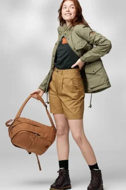 Outlet Fjällräven Short Vardag W Buckwheat Brown