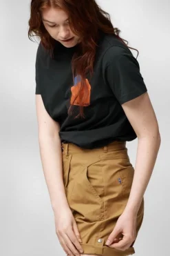 Outlet Fjällräven Short Vardag W Buckwheat Brown