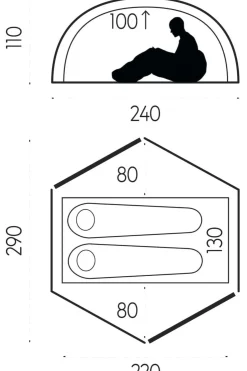 Tent Abisko Dome 2-Fjällräven Clearance