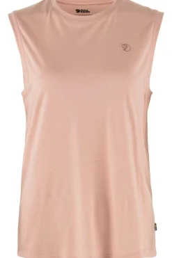 New Fjällräven Top Abisko Wool Tank W Chalk Rose