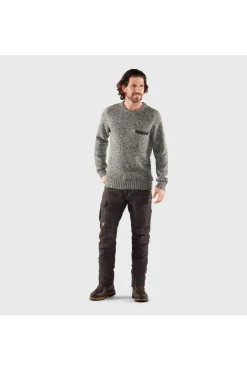 Fashion Fjällräven Trui Lada Round-Neck Sweater M Grey