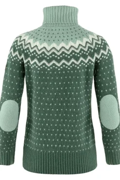 Best Fjällräven Trui Övik Knit Roller Neck W Deep Patina-Misty Green
