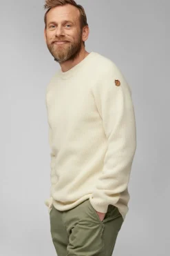 Sale Fjällräven Trui Övik Rib Sweater M Chalk White