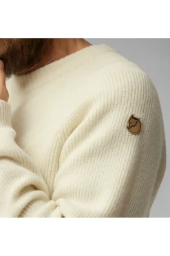 Sale Fjällräven Trui Övik Rib Sweater M Chalk White