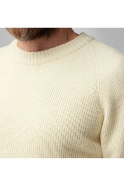 Sale Fjällräven Trui Övik Rib Sweater M Chalk White