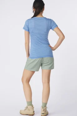 Best Fjällräven T-Shirt Abisko Cool Tee light blue