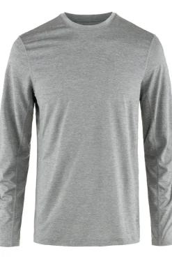 Clearance Fjällräven T-Shirt Abisko Day Hike Ls Tee Shark Grey