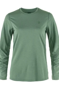 Hot Fjällräven T-Shirt Abisko Day Hike Ls Tee Patina Green