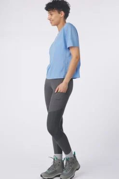 Online Fjällräven T-Shirt Abisko Lite Ss W Ultramarine