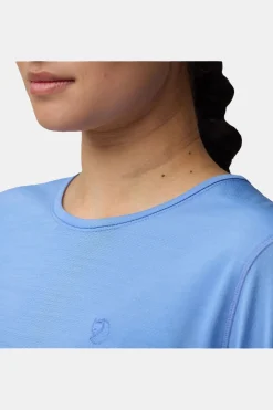 Online Fjällräven T-Shirt Abisko Lite Ss W Ultramarine