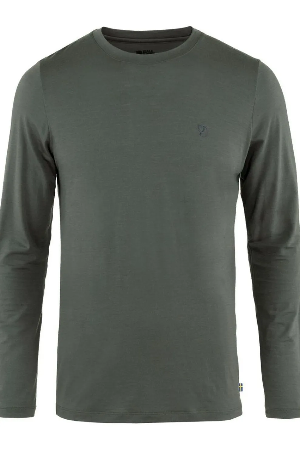 Hot Fjällräven T-Shirt Abisko Wool Ls M Basalt