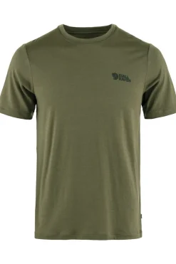 Best Fjällräven T-Shirt Abisko Wool Logo Ss M Laurel Green