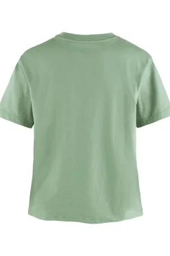 Best Fjällräven T-Shirt Fjällblomster Logo T-Shirt W Misty Green