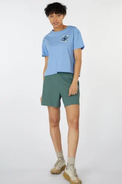 Hot Fjällräven T-Shirt Fjällblomster Logo T-Shirt W Ultramarine