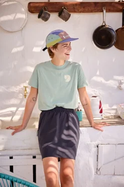 T-Shirt Fox Boxy Logo Tee W-Fjällräven Clearance