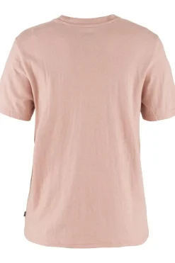 New Fjällräven T-Shirt Hemp Blend Tee Chalk Rose
