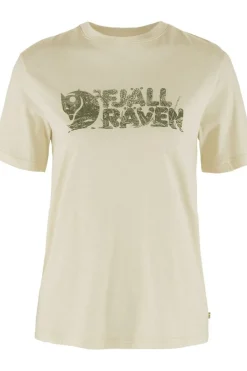 Best Fjällräven T-Shirt Lush Logo T-Shirt W Chalk White